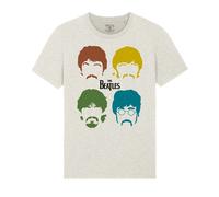 Maglietta The Beatles Faces Lennon Starr McCartney Harrison Rock Music T-Shirt