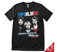 Maglietta The Police Ufficiale Zenyatta Mondatta Tour Donna Manica Corta