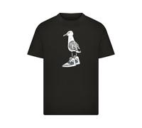 Maglietta 'The Seagull Sneakers' Bambini Mister Tee 146-152 grigio / grigio scuro / nero / bianco