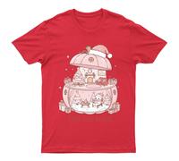 Maglietta Time For Magic Christmas Unisex Regalo Retrò Stagionale...