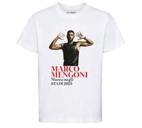 Maglietta Tour 2025 "Marco negli Stadi t-Shirt 100% Cotone Unisex Uomo Donna Ragazzi (IT, Testo, S, Regular, Regular, Bianco)