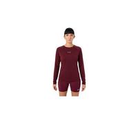 Maglietta trail nnormal merino 02 bordeaux da donna