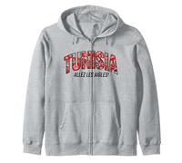 Maglietta Tunisia 2026 Allez Les Aigles Felpa con Cappuccio