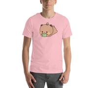 Maglietta unisex Bubu and Dudu Using Phone and Texting, Rosa, S