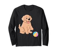 Maglietta unisex divertente con cagnolino per uomini, donne e bambini Maglia a Manica