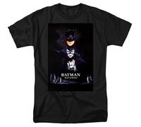 Maglietta Unisex Nera DC COMICS Batman Returns Catwoman Penguin Poster