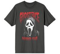Maglietta Unisex Scream Ghost Face Horror Club, Carbone