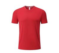 Maglietta uomo a maniche corte in cotone, casual, comoda e traspirante perfetta per l'estate dallo stile versatile facile lavare dalla vestibilità ampia un classico intramontabile (Size:2XL,Color:K)