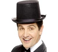 Maglietta Uomo Cappello Nero Stile Aviatore Code Di Inghilterra Antica Costume