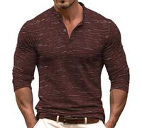Maglietta Uomo Firmate Manica Lunga Estive Scollo a V Tshirt Leggero Firmate Comode Casual Magliette Uomo Taglia Forti Bianca Cotone Top Traspirante Palestra Slim Fit Morbide Maglietta Sportiva