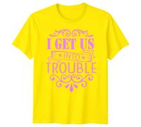 Maglietta Uomo I Get Us Into Trouble Best Friends Day Bestie BFF Shirt...