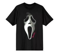 Maglietta Uomo Logo Rosa Ghostface, Nera