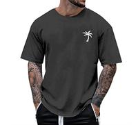 Maglietta Uomo - Manica Corta Estiva Ampia Comoda Basic Elegante Trendy per Fitness - Design Moderno, Taglia Generosa, Materiale Breathable