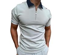 Maglietta Uomo Manica Corta Sportiva Camicia Uomo Collo a V Profondo Leggero E Fresco Resistente a Lavaggi Frequenti Moda Sostenibile