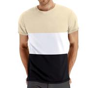 Maglietta Uomo Manica Corta T Shirt Donna Anni 70 Camicia Hawaiana Stampe Camicia Uomo Slim Fit Polo Uomo Manica Corta Camicie da Lavoro da Uomo Bianco M