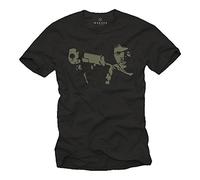 Maglietta Uomo Nera - Pulp Fiction - T-Shirt Quentin Tarantino L