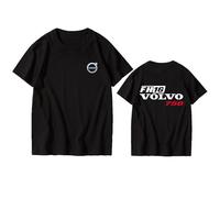 Maglietta Uomo, per Volvo Stemma Auto Maglietta Girocollo Auto Drivers Maglietta Merchandise Regalo Sportiva vestibilità Polo,A-S