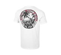 Maglietta Uomo Pitbull Magliette in Cotone Stampata T-Shirt Pit Bull West Coast Oceanside Tshir Maglia Grande Stampa per Le Vacanze, Ideale per L'Estate M