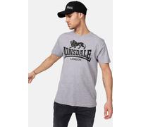 LONSDALE Maglietta grigio / nero Uomo LONSDALE 4XL grigio / nero