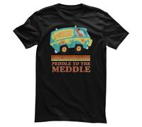 Maglietta Uomo Scooby-Doo Pedal To The Meddle Ufficialmente Licenziata