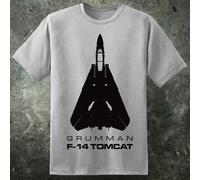 Maglietta Uomo Top Gun F-14 GRUMMAN TOMCAT Maverick Goose Retro Aereo Jet Goose