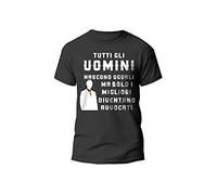 Maglietta Uomo Tutti Gli Uomini Nascono Uguali ma Solo i Migliori Diventano Avvocati Ragazzo Tshirt Divertente Mestieri Amico Idea Regalo