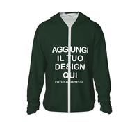 Maglietta UV Personalizzata UPF 50+ - T-Shirt con Foto, Testo o Nome - Maglietta Anti-UV Uomo & Donna, Casual per Escursionismo, Spiaggia e Sport all’ApertoXXL