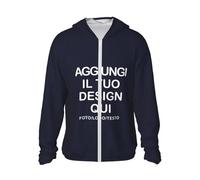 Maglietta UV Personalizzata UPF 50+ - T-Shirt con Foto, Testo o Nome - Maglietta Anti-UV Uomo & Donna, Casual per Escursionismo, Spiaggia e Sport all’ApertoXL