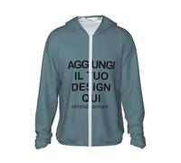 Maglietta UV Personalizzata UPF 50+ - T-Shirt con Foto, Testo o Nome - Maglietta Anti-UV Uomo & Donna, Casual per Escursionismo, Spiaggia e Sport all’ApertoXL