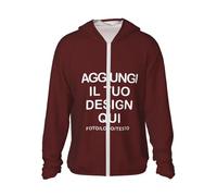 Maglietta UV Personalizzata UPF 50+ - T-Shirt con Foto, Testo o Nome - Maglietta Anti-UV Uomo & Donna, Casual per Escursionismo, Spiaggia e Sport all’ApertoXXL