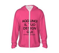 Maglietta UV Personalizzata UPF 50+ - T-Shirt con Foto, Testo o Nome - Maglietta Anti-UV Uomo & Donna, Casual per Escursionismo, Spiaggia e Sport all’ApertoXXL