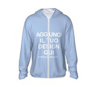 Maglietta UV Personalizzata UPF 50+ - T-Shirt con Foto, Testo o Nome - Maglietta Anti-UV Uomo & Donna, Casual per Escursionismo, Spiaggia e Sport all’ApertoM