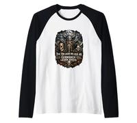 Maglietta vichinga Walhalla Vikings Valhalla Uomo Donna Maglia con Maniche Raglan