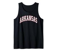 Maglietta vintage Arkansas Retro Arkansas Rosso Ricordo del passato Canotta