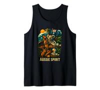 Maglietta Vintage Australia T-Shirt G'day Mate con Canguro Canotta