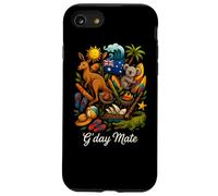 Maglietta Vintage Australia T-Shirt G'day Mate con Canguro Custodia per iPhone SE (2020) / 7 / 8