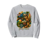 Maglietta Vintage Australia T-Shirt G'day Mate con Canguro Felpa