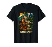 Maglietta Vintage Australia T-Shirt G'day Mate con Canguro Maglietta