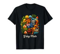 Maglietta Vintage Australia T-Shirt G'day Mate con Canguro Maglietta