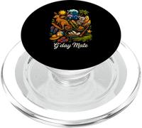 Maglietta Vintage Australia T-Shirt G'day Mate con Canguro PopSockets PopGrip per MagSafe