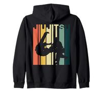 Maglietta Vintage Brasiliana Jiu Jitsu - Retro Jiu Jitsu Training Felpa con Cappuccio