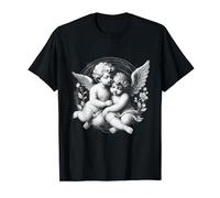 Maglietta vintage con angelo cherubino - Angelic Art Little Baby Angels Maglietta