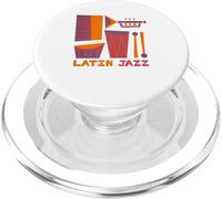 Maglietta vintage con musica jazz latina PopSockets PopGrip per MagSafe