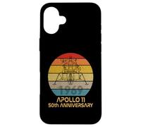 Maglietta vintage retrò Apollo 11 Moon Landing 1969 Custodia per iPhone 16 Plus