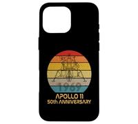 Maglietta vintage retrò Apollo 11 Moon Landing 1969 Custodia per iPhone 16 Pro Max