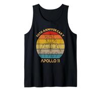 Maglietta Vintage retrò Apollo 11 Moon Landing 50th Anniversary Canotta