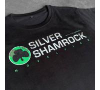Maglietta Vintage Retro Da Uomo Film Horror Halloween Silver Shamrock Novelties