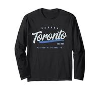 Maglietta vintage Toronto Canada Maglia a Manica