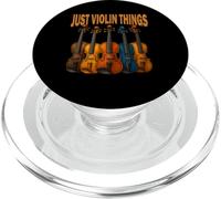 Maglietta Vintage Violino Musica Regalo Just Violin Things PopSockets PopGrip per MagSafe
