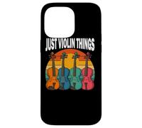 Maglietta Vintage Violino Musica Regalo Just Violin Thnigs Custodia per iPhone 14 Pro Max